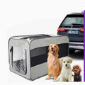 Folding Fabric Pet Carrier with Locking Safety Zippers
