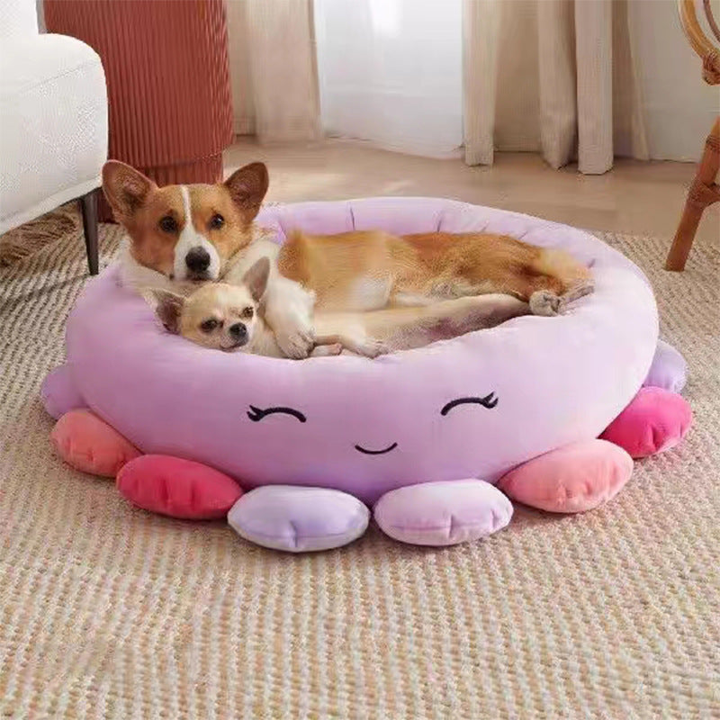 Shark Pet Bed - Large Ultrasoft Official Plush Pet Bed Maui Pineapple Pet Bed
