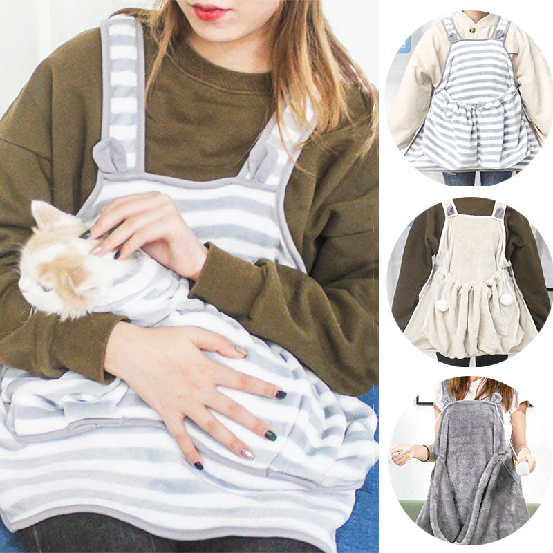 Pet Apron -Touch The Cat Small Dog Clothes Non-stick Anti-grab For Pets