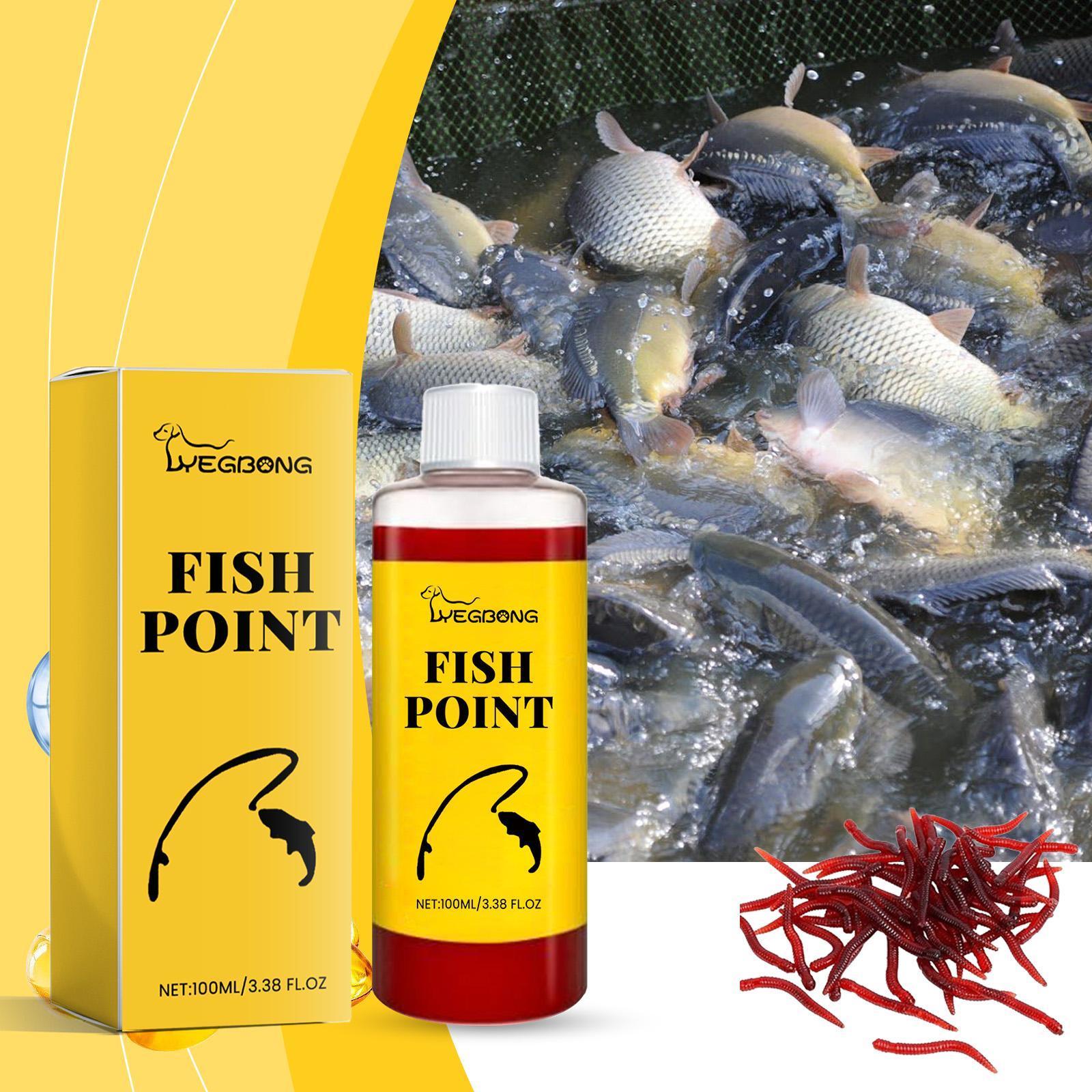 Red Worm Bait Fish Feed Nutrition Wild Fishing Attractant