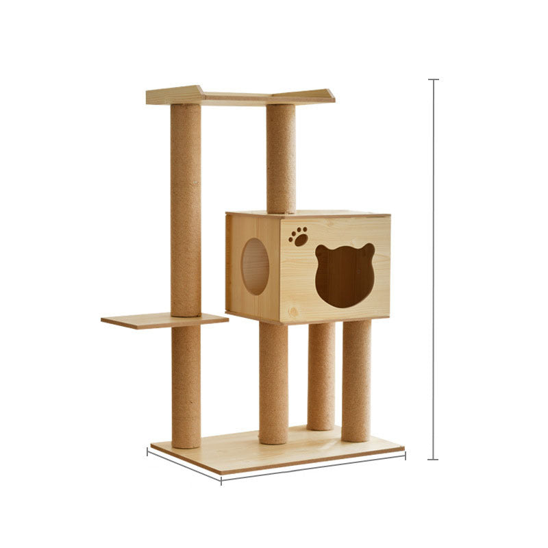 Cat Tree Cat Crawl Cat Nest Cat Scratching Board Pet Toy Space Capsule