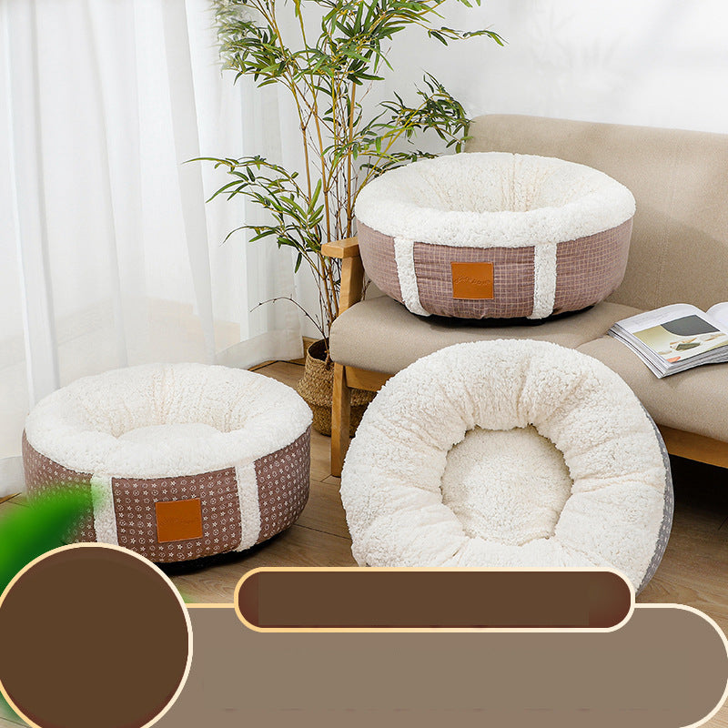 Super Soft Warm Pet Bed - Lamb Wool Kennel