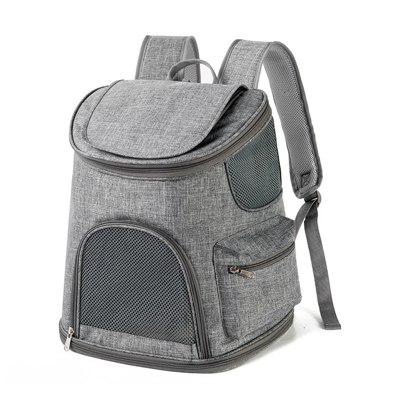 Pet Backpack Carrier Oxford Cloth Exterior - Shoulder Pet Bag
