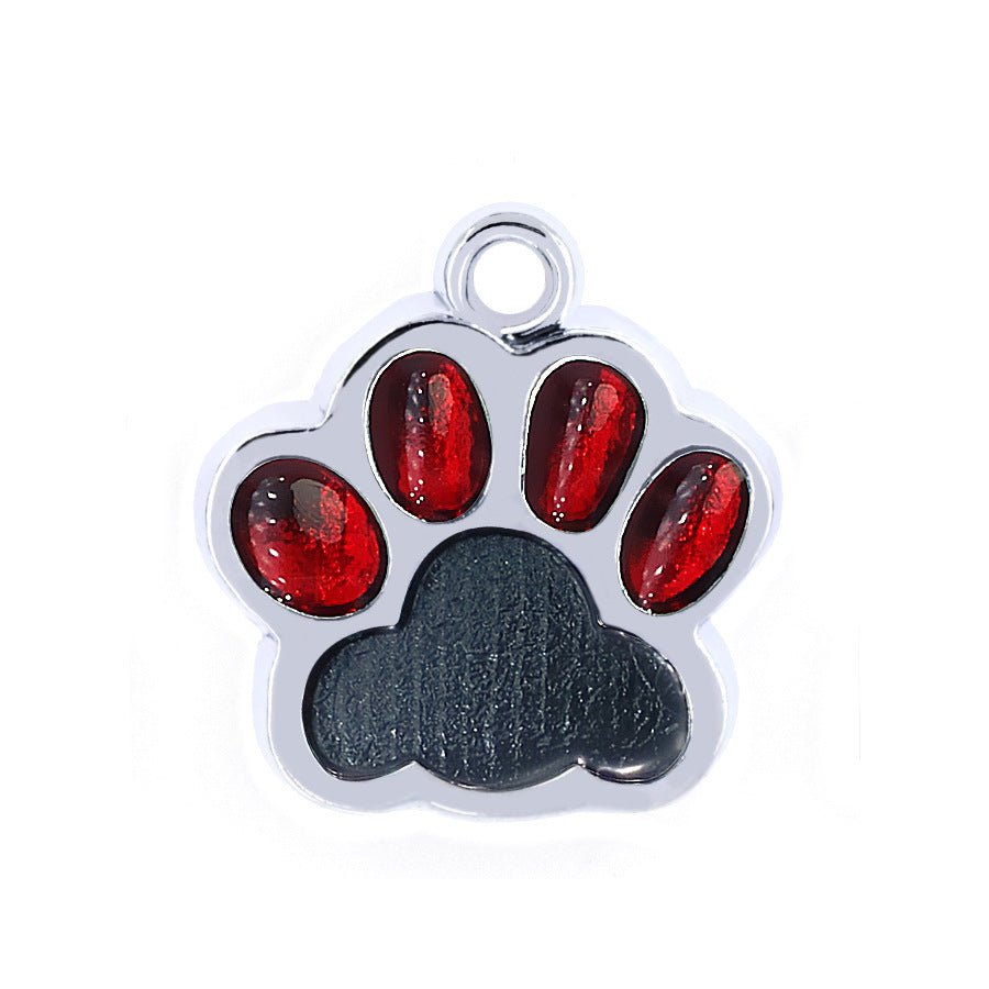 Pet Tag Footprint Dog