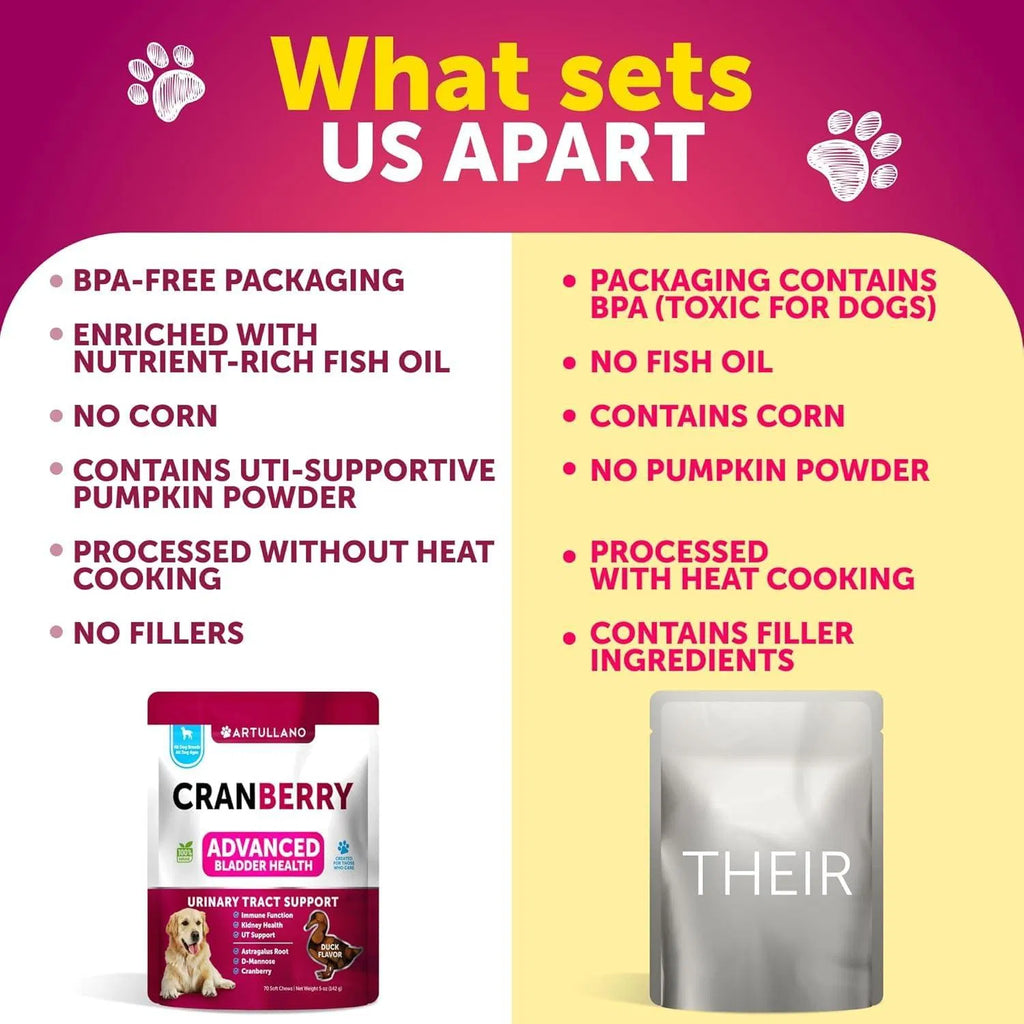 Dog UTI Treatment Cranberry Supplement
