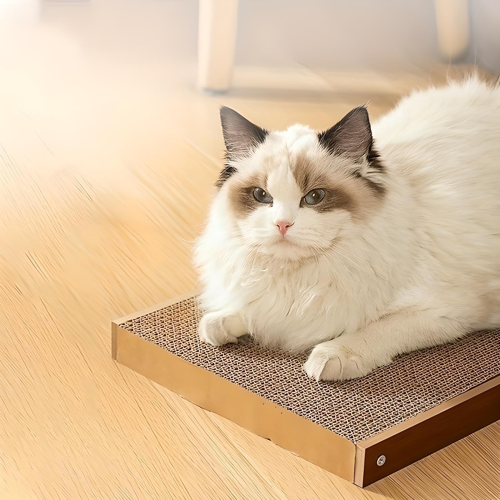 L-shaped Cat Scratching And Leisure Board, Suitable For Cat Owners And Pet-friendly