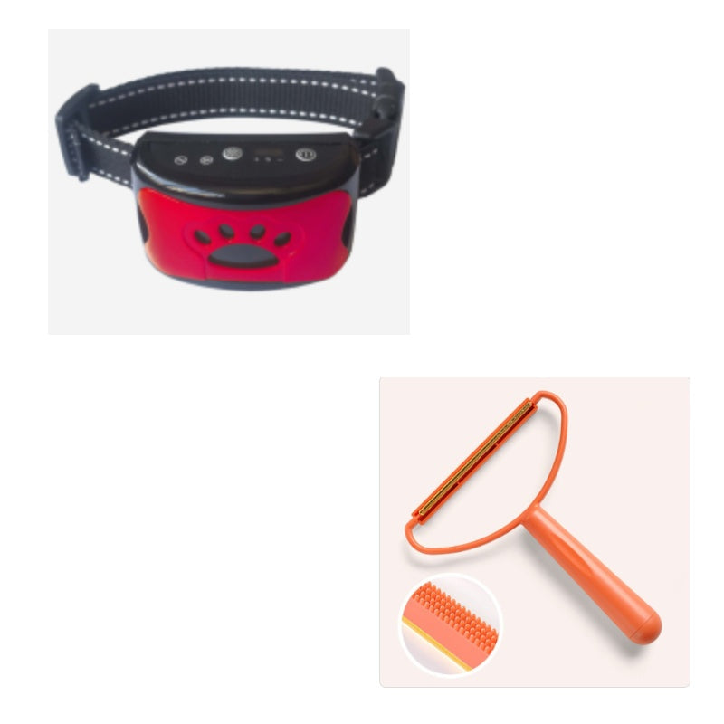 Dog Bark Arresting Training Collar with Vibration Sound Remote Control