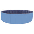 Foldable Pet Swimming Pool PVC Dog Swim Bathing Pool 63.0x63.0x11.8inch