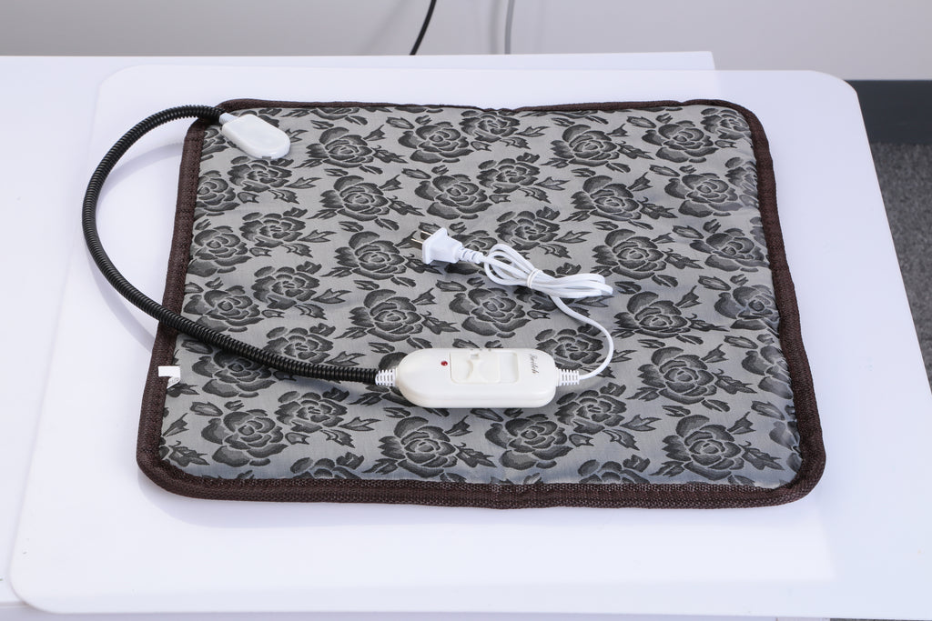 Pet Heating Pad Dog Cat Electric Heating Mat Waterproof Adjustable Warming Blanket With Chew Resistant Steel Cord Case