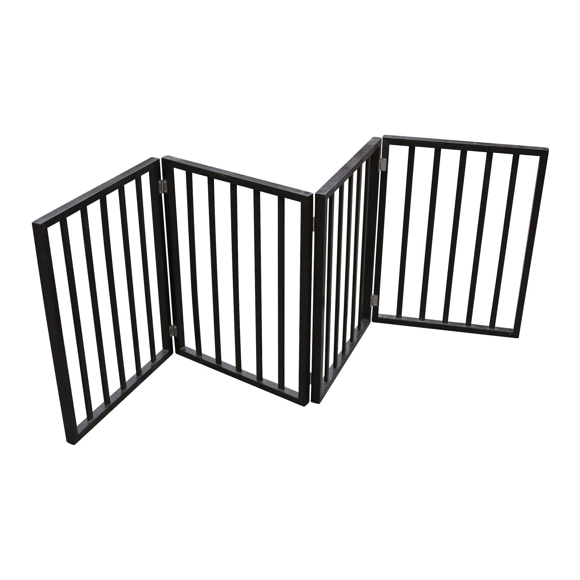 Premium Pet Gate - Dog Gate For Doorways,Stairs Or House-standing, Folding