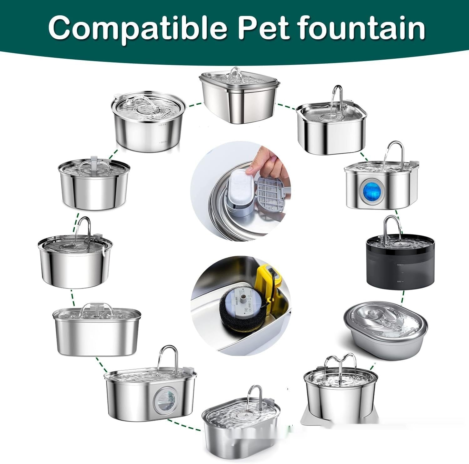 Pet Water Dispenser Filter Element