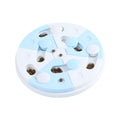Blue and White Jigsaw Puzzle Feeding Tray
