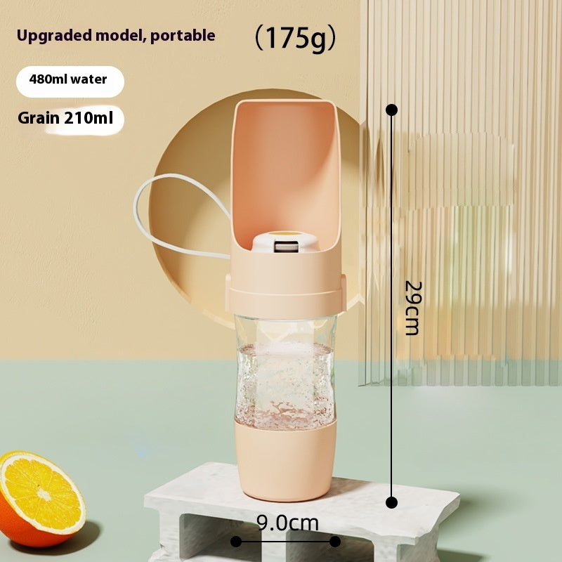 2 In 1 Travel Pet Water Dispenser & Feeder