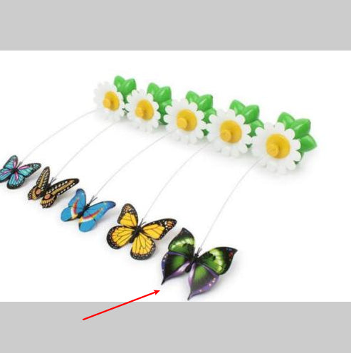 Electric Rotating Flower Cat Toy