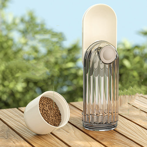 2 In 1 Pet Travel Water and Food Bottle