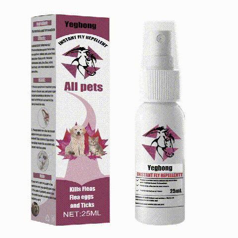 Yegebang Pet Deworming, Flea And Tick Removal, Itching Spray For Cats And Dogs