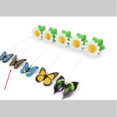 Electric Rotating Flower Cat Toy