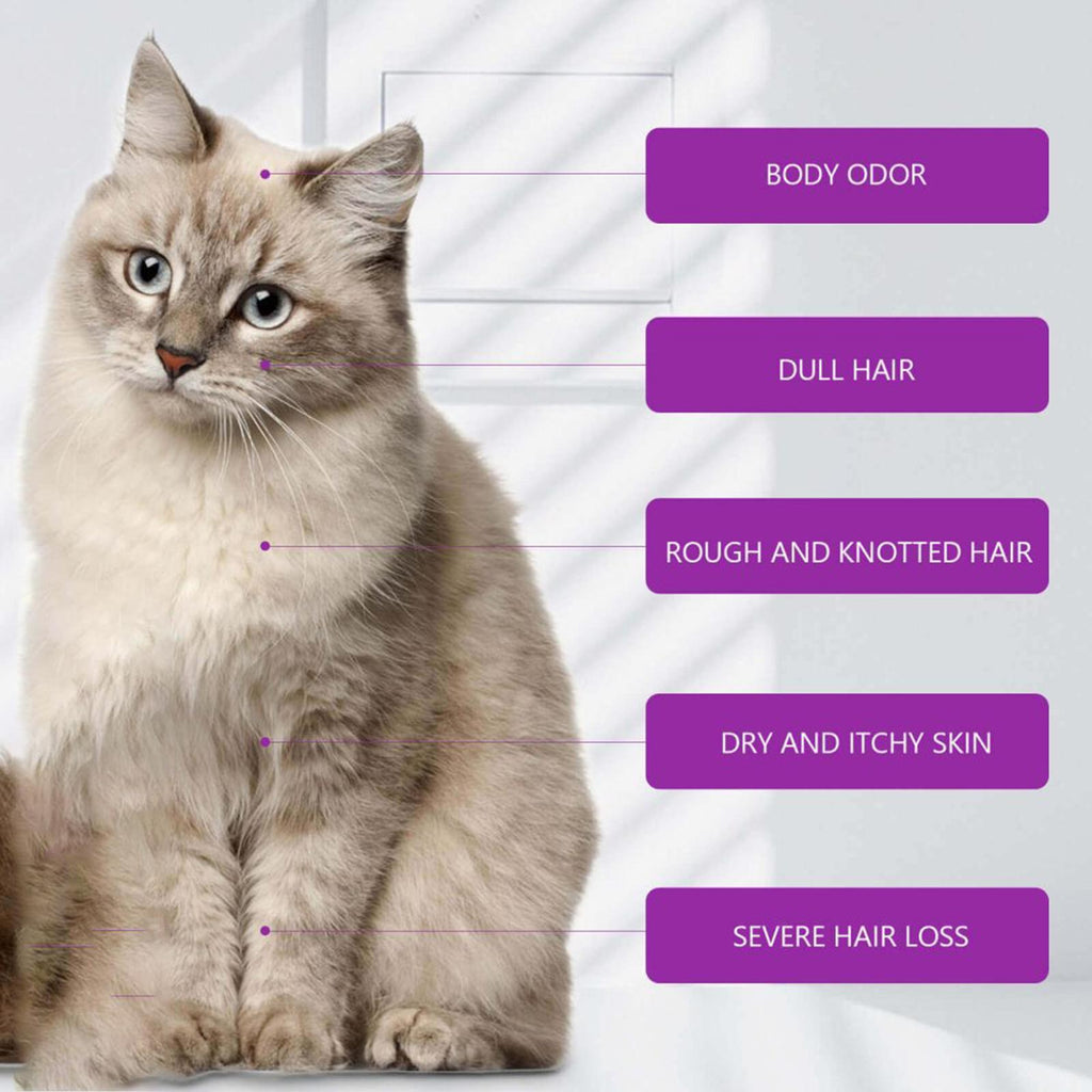 Yegebang Pet Shampoo And Shower Gel Relieves Itchy Skin And Leaves Hair Smooth And Untangled