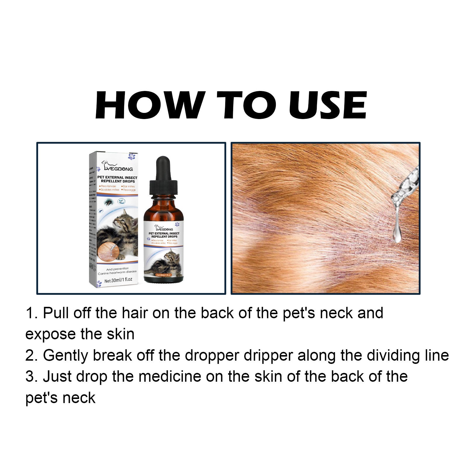 Pet Insect Repellent External Drops