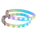 USB Rechargeable Pet LED Glowing Collar Pet Luminous Flashing Necklace Outdoor Walking Dog Night Safety Collar