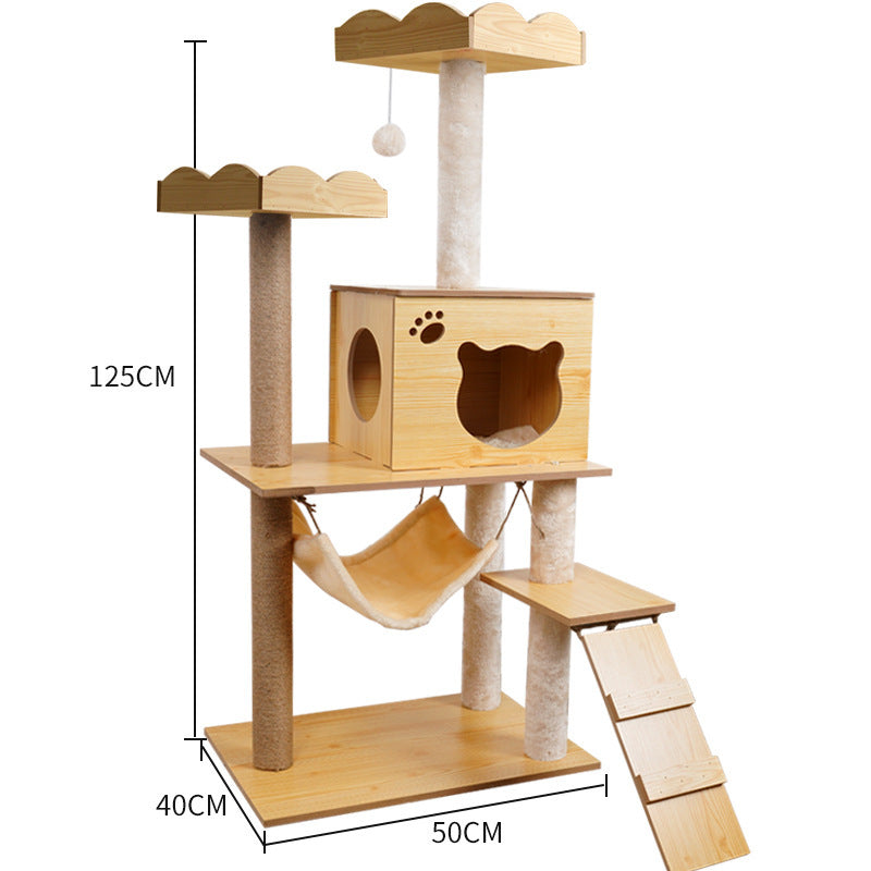 Cat Tree Cat Crawl Cat Nest Cat Scratching Board Pet Toy Space Capsule
