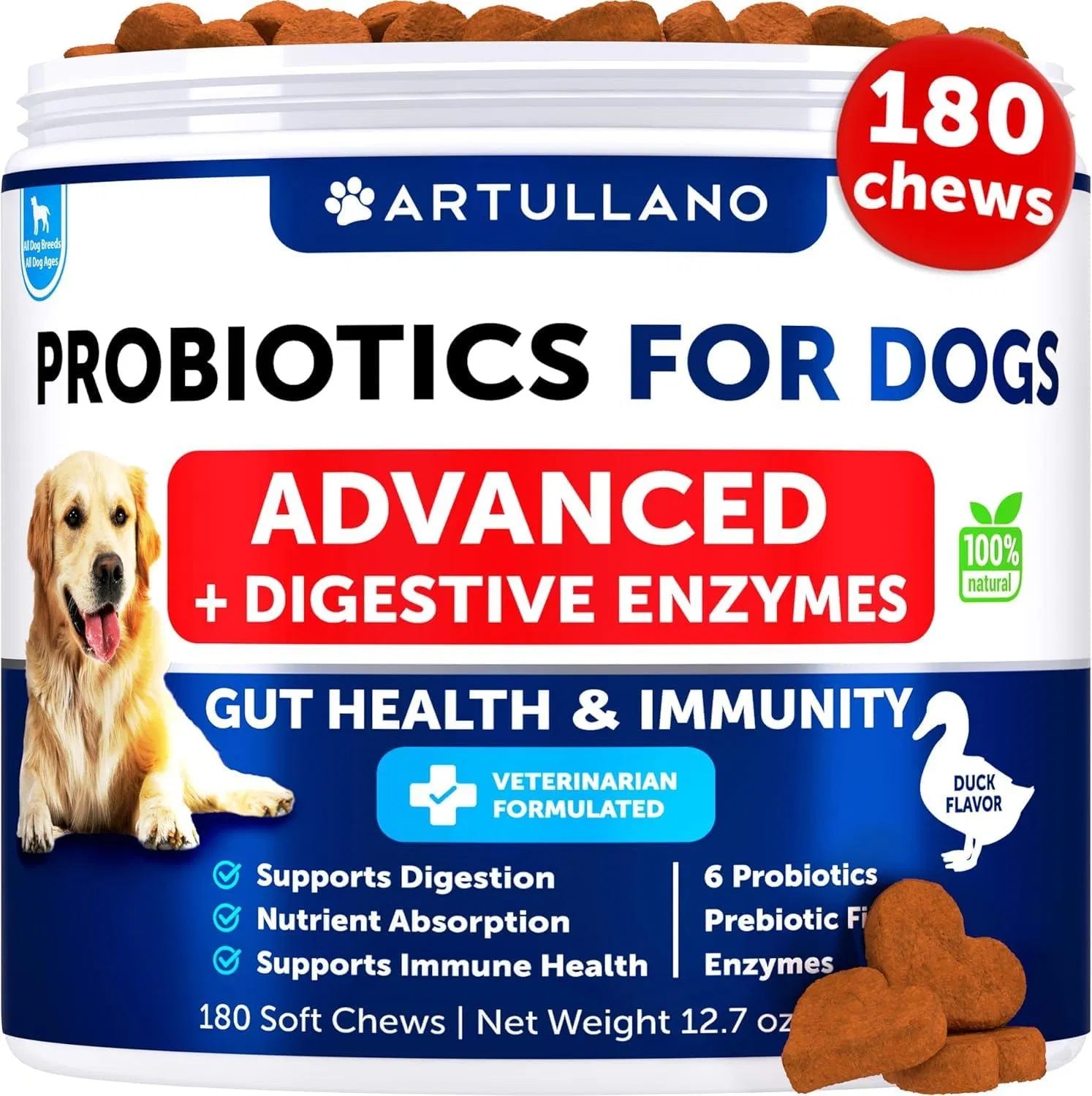 Probiotics for Dogs Support 180 Chews