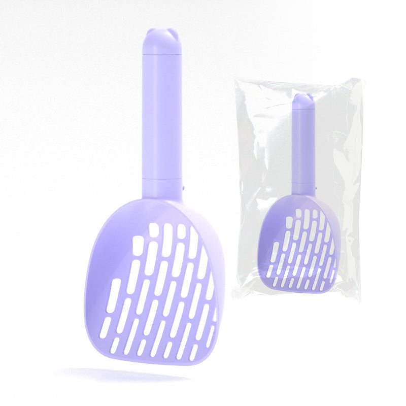 Cat Litter Scoop with Mountable Base