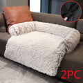 Pet Kennel Plush Blanket Dual Use Sofa Bed