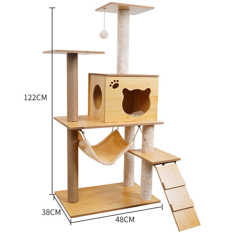 Cat Tree Cat Crawl Cat Nest Cat Scratching Board Pet Toy Space Capsule