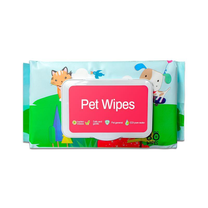 Dog And Cat Wet Wipes, Fragrance Free, Plant.based  SKIP THE BATH Gentle Cleansing And Deodorizing,Hypoallergenic, Wipes For Paws Ears, Fur, Eye Ducts And Butt