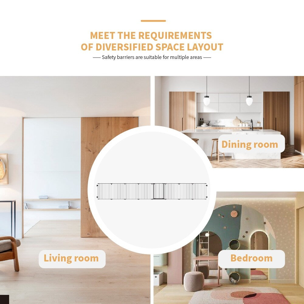 Heavy Duty Supermarket Shopping Basket Design Metal Storage Wholesale Black 8-piece Fence