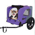 Heavy Duty Collapsible Pet Bicycle Trailer With 16 Inch Wheels