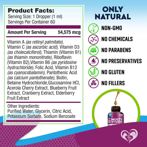 15 in 1 Pet  Multivitamin Liquid with Glucosamine & Cranberry