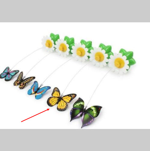 Electric Rotating Flower Cat Toy