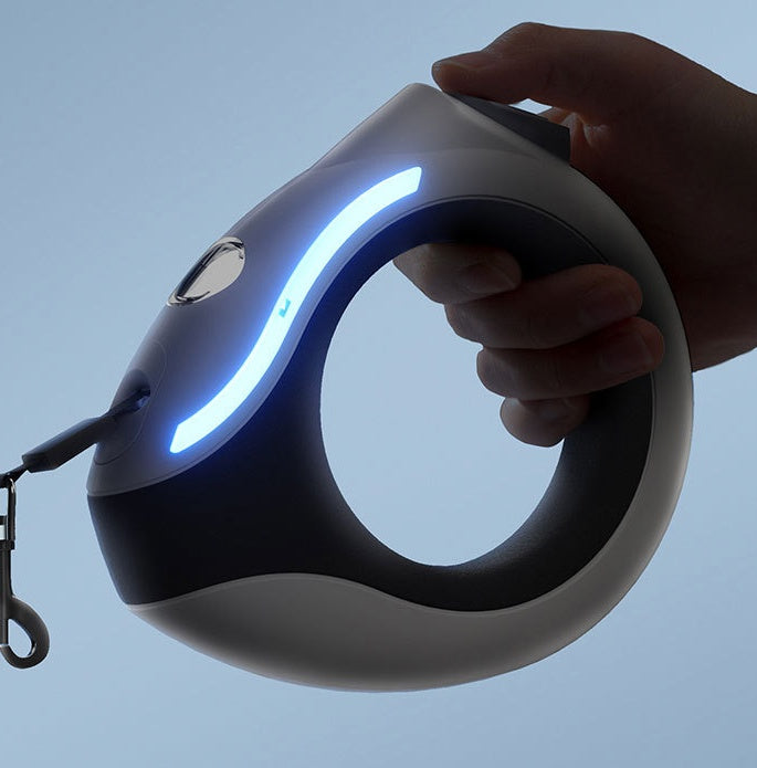 Dog Traction Rope LED Night Lighting Automatic Retractable Leash