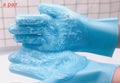 Silicone Dog Grooming and Bathing Gloves