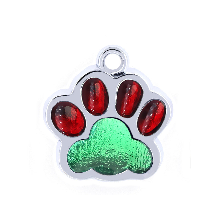 Pet Tag Footprint Dog