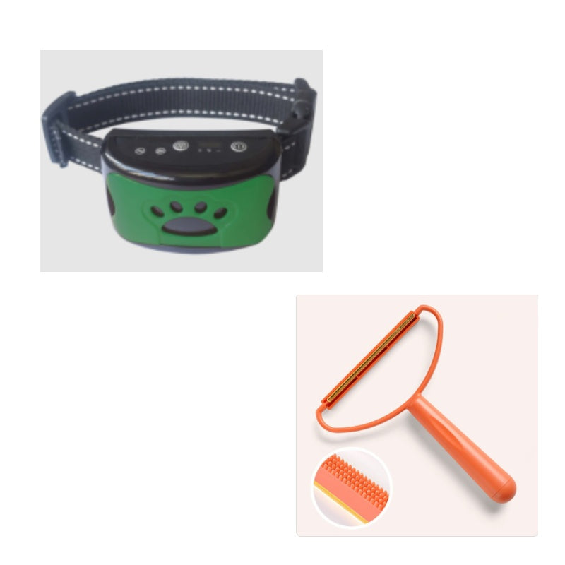 Dog Bark Arresting Training Collar with Vibration Sound Remote Control
