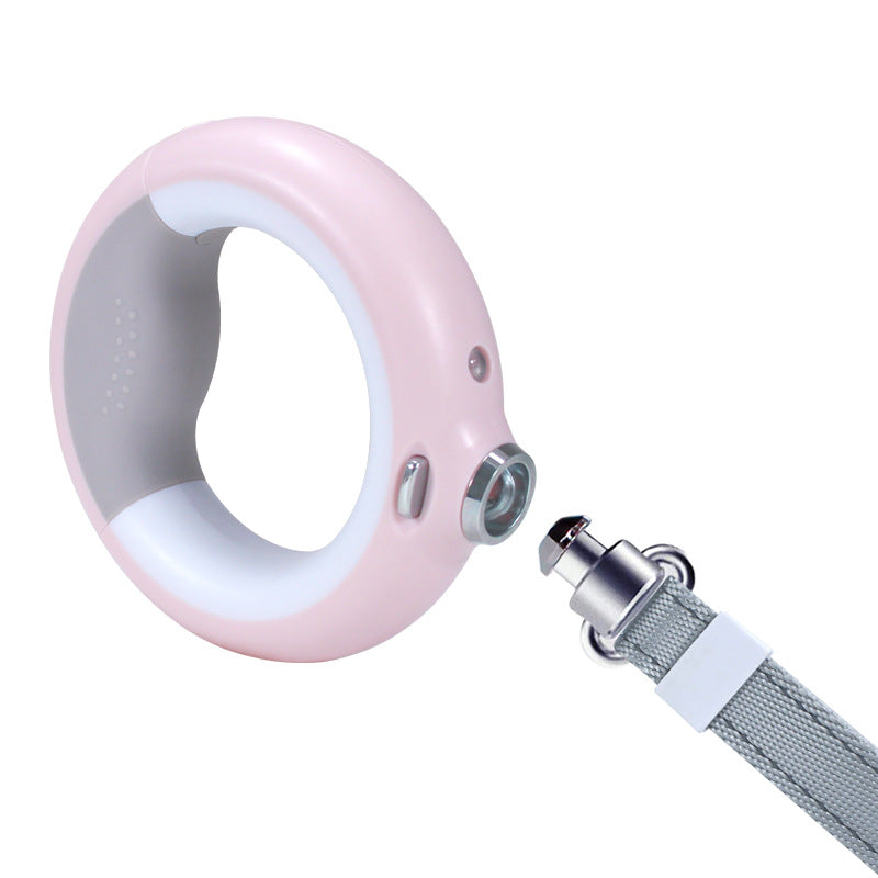 Luminous Dog Leash Handle with Bag Holder