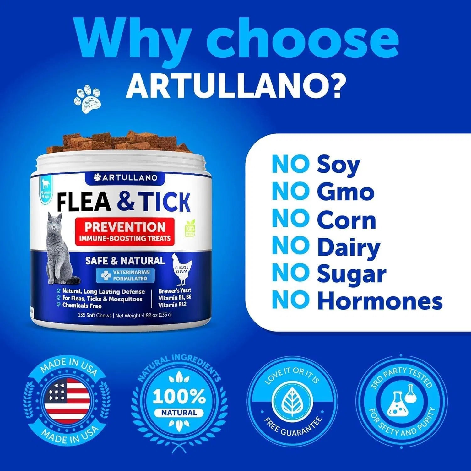 Natural Flea and Tick Treatment for Cats