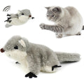 Cat Catnip Toy Touch Activated Flapping Squirrel, Rechargeable Kicker Plush Toy