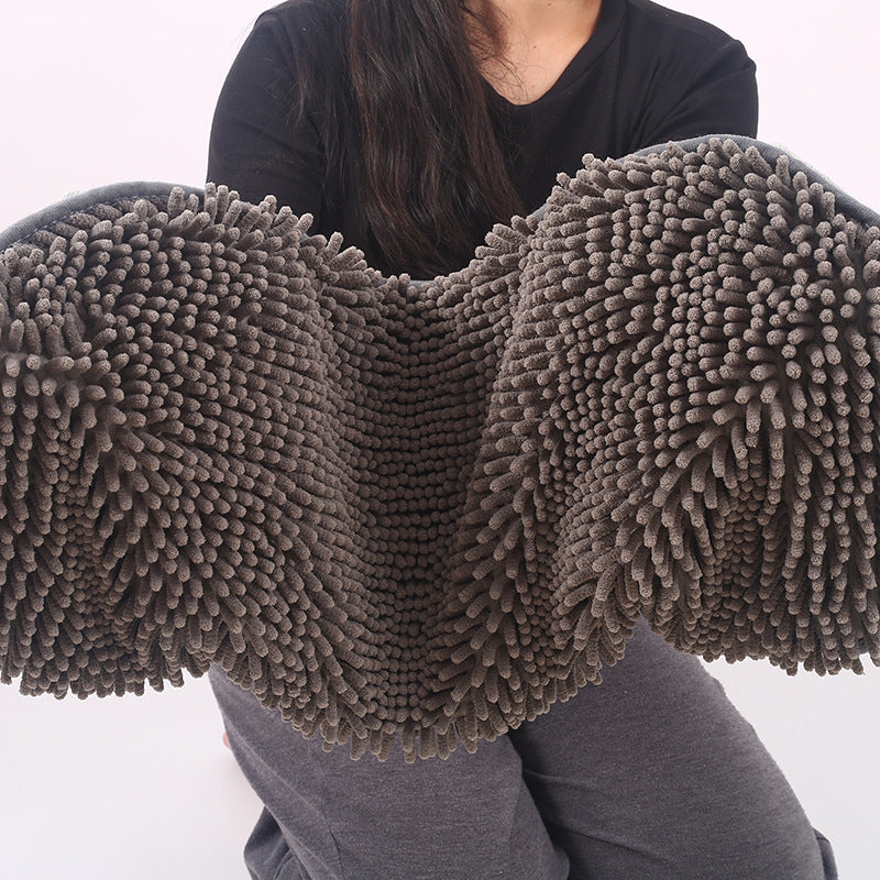 Pet Scrubbing Towel For Cats And Dogs Gloved Bath Towels