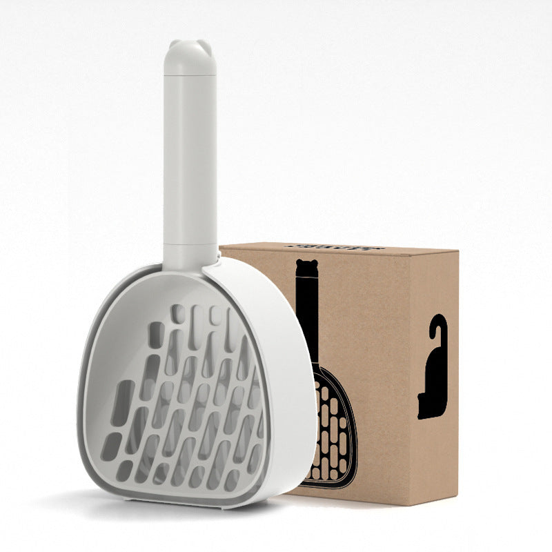 Cat Litter Scoop with Mountable Base