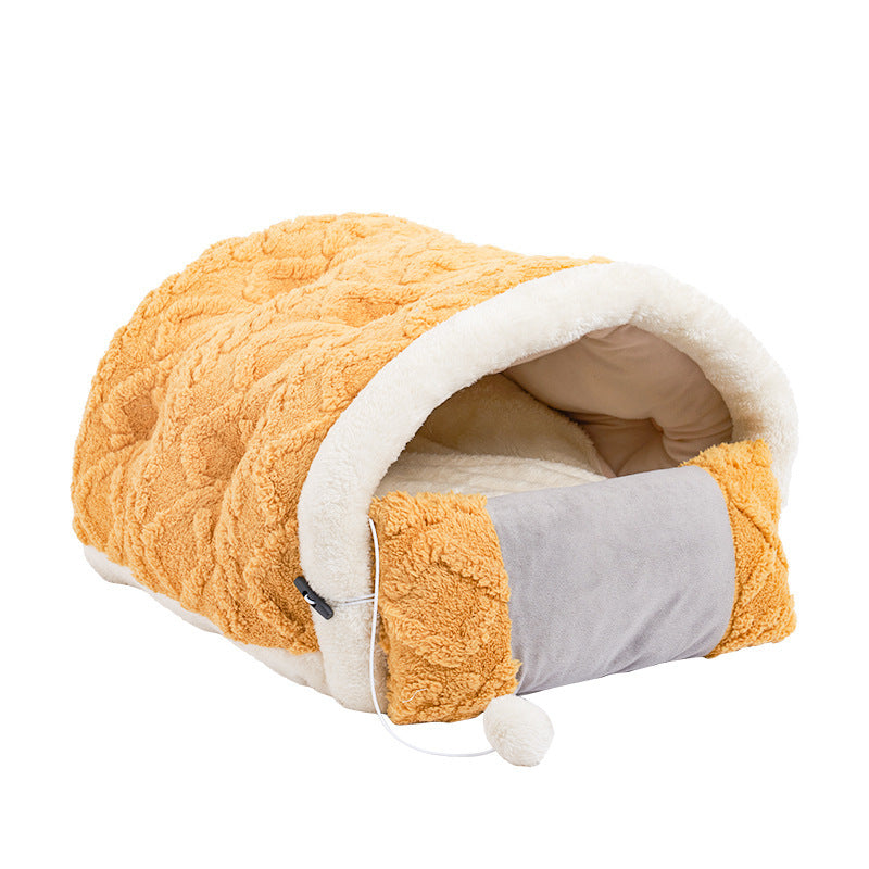 Cat Nest Arctic Velvet Game Machine Warm Semi-enclosed Cat Litter Cat Bed