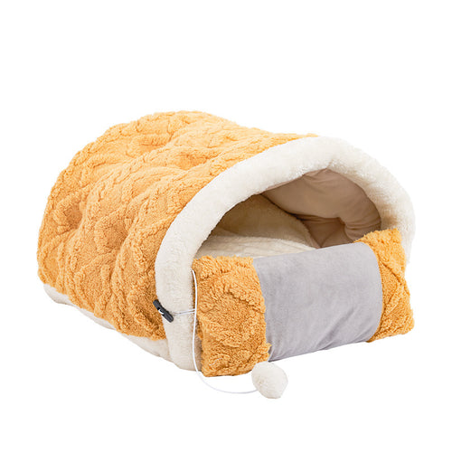 Cat Nest Arctic Velvet Warm Semi-enclosed Cat Bed