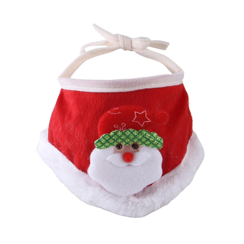 Cute Dog Cat Costume Christmas Cloak Pet Headwear and Scarf