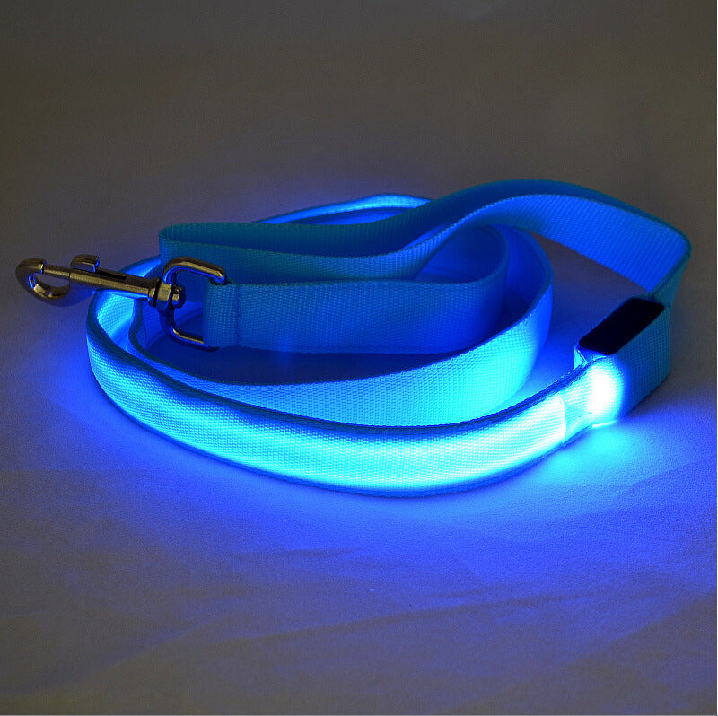 LED Glowing Dog Leash Glowing Pet Leash