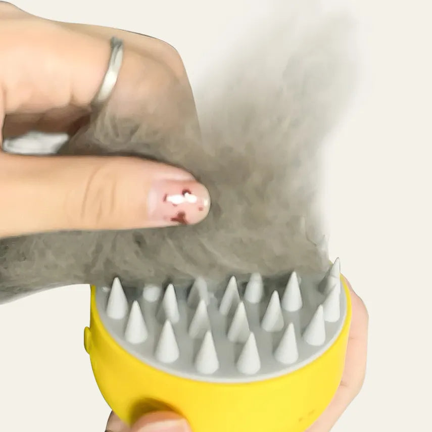 Cat Spray Electric Massage Comb - Pet Hair Comb Spray Massager Vaporizer Comb Steam Brush Dog & Cat Cleaning & Bathing
