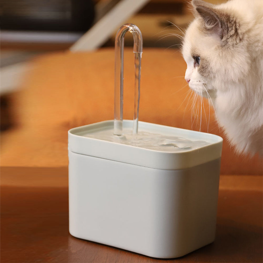 Automatic Cat Water Bowl 1.5L Recirculate Filter USB