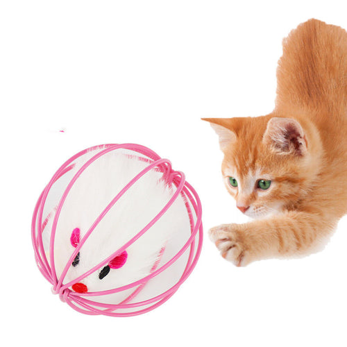 Cage Mouse Cat Toy Plush Toy